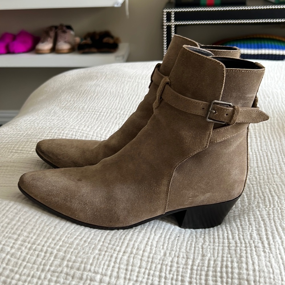 Saint laurent EUC 37 boots suede